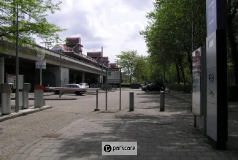 P+R Comeniusstraat Amsterdam overzicht van parkeerterrein