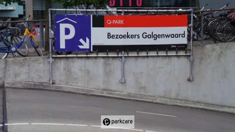 Wegwijzer Q-Park Parkeergarage Galgenwaard Utrecht