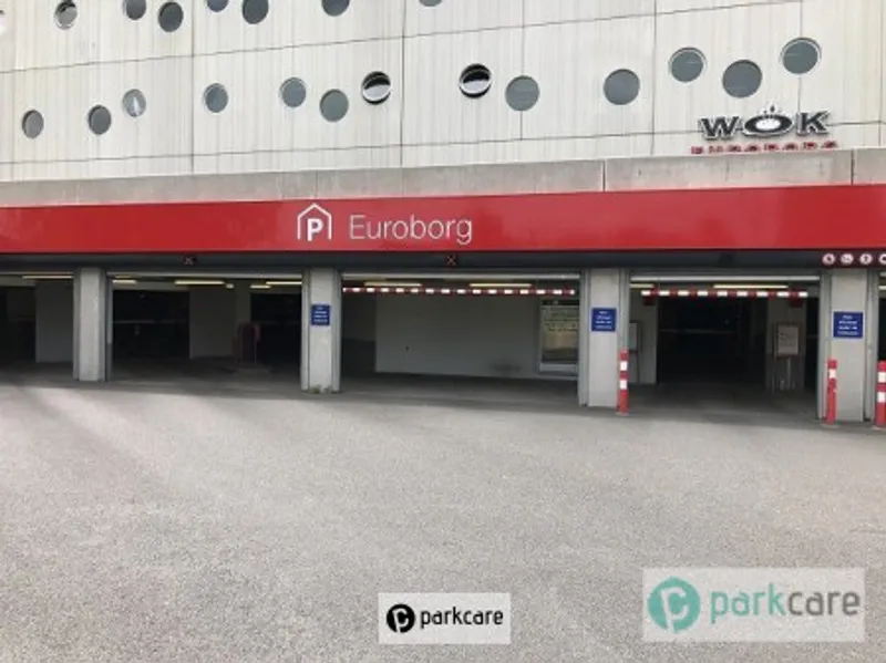 Ingang Parkeergarage Euroborg bij FC Groningen