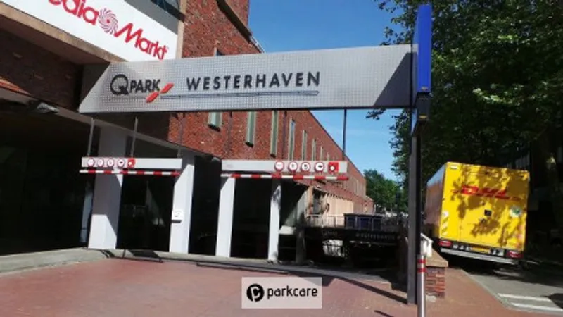 Ingang Parkeergarage Westerhaven in Groningen