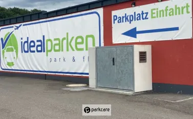 Ingang parkeerplaats IdealParken Keulen