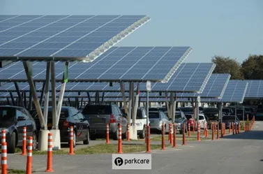 Solar overdekte parkeerplekken Parkeren Weeze Airport P2