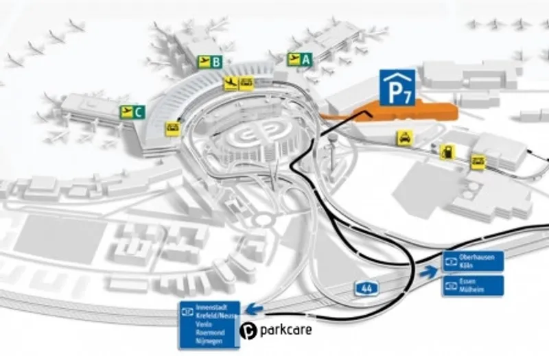 Parkeren Düsseldorf Airport P7 foto 3