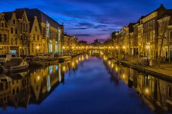 kanaal in Leiden